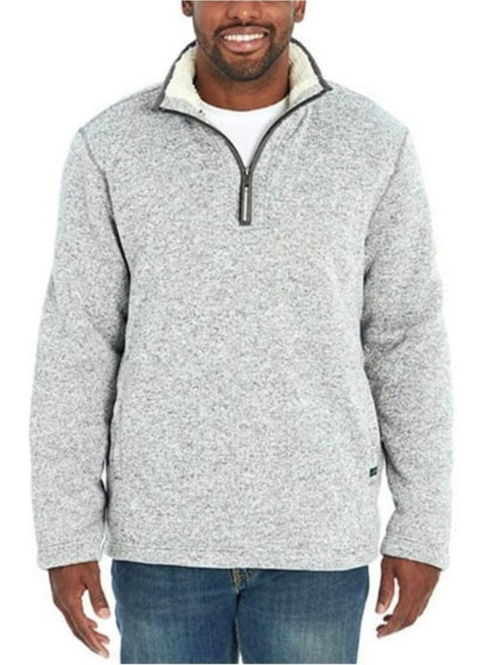 ORVIS Sherpa-Lined 1/4 Zip Fleece Sweatshirt Gorpcore Size Men's S